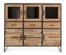 Credenza 6 Ante 3 Cassetti 135x40x120h cm Elmer 