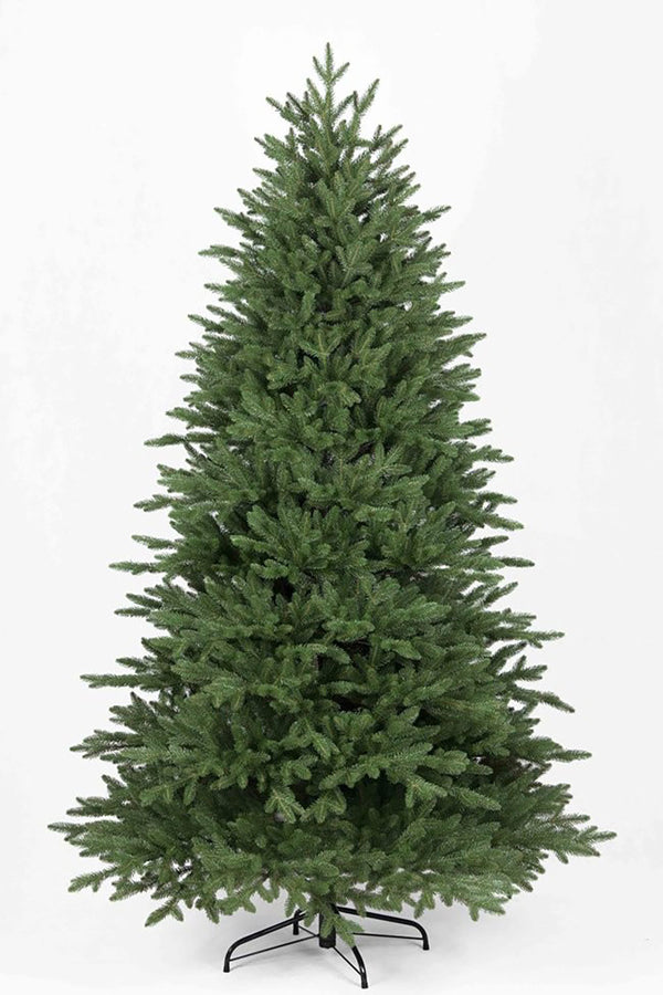 acquista Albero di Natale Artificiale Realistico con Rami Fitti 150 cm 410 Rami Montaggio a Ombrello Verde