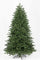Albero di Natale Artificiale Realistico con Rami Fitti 180 cm 590 Rami Montaggio a Ombrello Verde