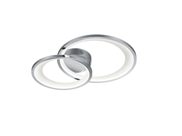 online LED-Innendeckenleuchte aus verchromtem Metall