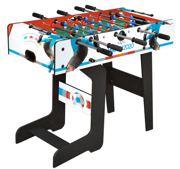 Klappbarer Kickertisch mit Teleskopstangen 94,8x45,5x75,3 cm Weiß acquista