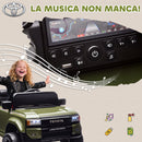 Macchina Elettrica per Bambini Toyota Land Cruiser 12V con Telecomando Età 3-6 Anni Verde      