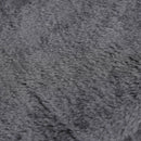 Scaletta per Cani Portatile a 4 Gradini 60x35x44 cm in Tessuto Vellutato Sfoderabile e Legno Grigio Scuro      