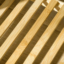 Appendiabiti con Ripiani 70x42x164 cm in Bambù Naturale