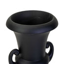 Portavaso resina nero opaco cm 48x48xh90