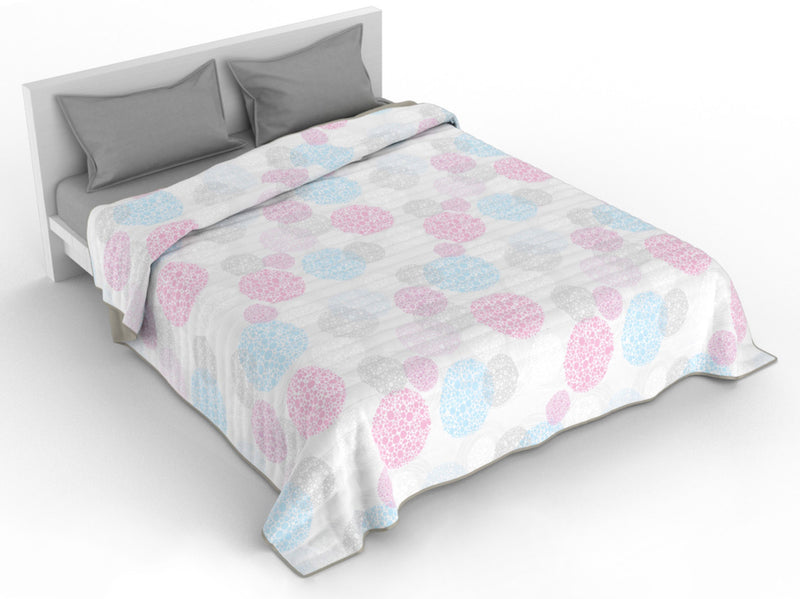 Trapuntino Doubleface con Stampa Molecole