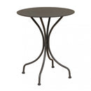 Tavolo Bristol Ø60x71h cm in Acciaio Taupe