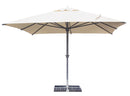 Ombrellone da Giardino 4x4 m Palo Ø65 mm in Alluminio Kraus Dieci Bianco