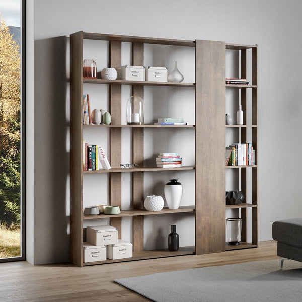 acquista Libreria Moderna 5 Ripiani 178x36x204 cm in nobilitato Marrone