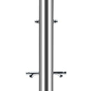Doccia da Giardino Quadrupla 4 Temporizzatori e 2 Lavapiedi ATI Docce MUL-4P Inox Anodizzato