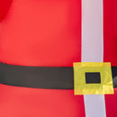 Babbo Natale Gonfiabile Luminoso 142x98x245 cm con  Luci LED