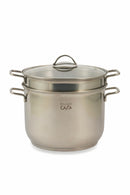 Pentola in Acciaio con Scolapasta Ø24cm Soriani Pastaiola