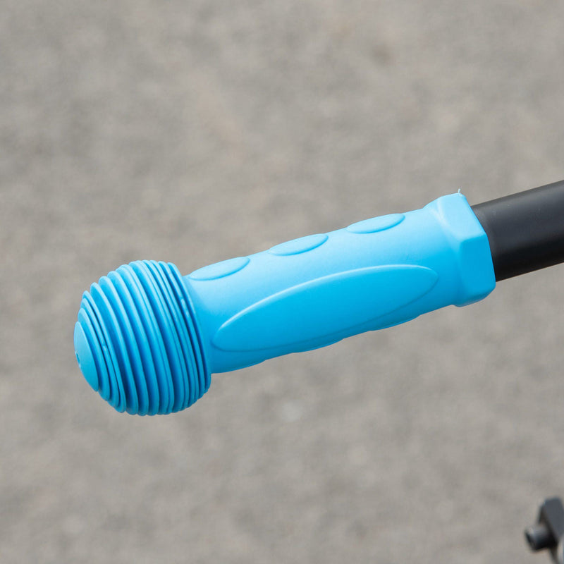 Monopattino Elettrico Pieghevole per Bambini Altezza Regolabile 75-80 cm Nero e Azzurro  