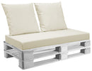 Cuscini per Pallet 120x80 cm Seduta e Schienale in Similpelle Mariotti Belem Beige
