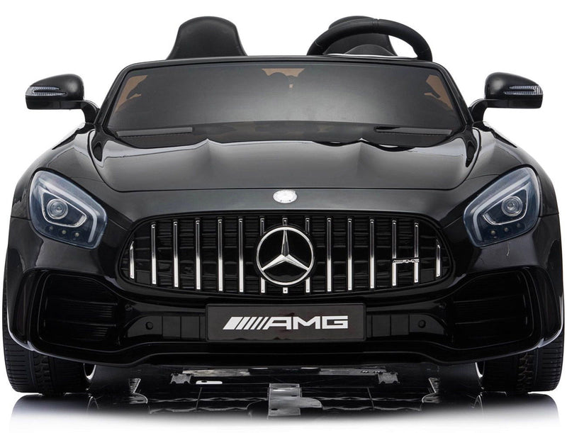 Macchina Elettrica per Bambini 2 Posti 24V con Licenza Mercedes GTR AMG Nera