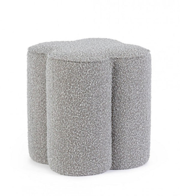 acquista Pouf 40x40x45 cm Cointa in Bouclè Grigio