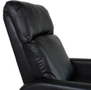 Poltrona Alzapersona Elettrica 1 Motore in Similpelle Vandi Nera