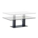 Set 4 Pezzi Salotto da Giardino 5 Posti Kea Plus con Divano 2 Poltrone Reclinabili e Tavolino Piano in Ceramica in Alluminio Verniciato Grigio  