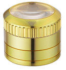 Grinder Ø50 mm 4 Livelli per Spezie Erbe e Tabacco Oro