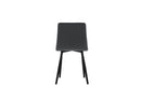 Set 4 Sedie Ariel 46x55x87,5 cm in Tessuto Easy-Clean Grigio Scuro       