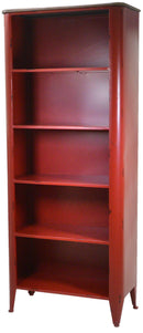 Scaffale 5 Ripiani in Metallo Edimburgo Rosso