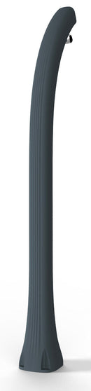 Doccia Solare da Giardino 28L Miscelatore e Lavapiedi Arkema Happy Five Grigio Antracite