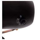 Ventilatore Industriale a Piantana 3 Pale Ø75cm 3 Velocità in Acciaio Laminato Nero      