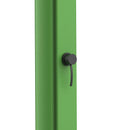 Doccia Solare da Giardino 40L Miscelatore e Lavapiedi Sined Sole XXL Verde