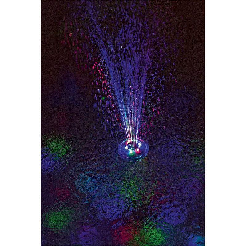 Fontana Gallegiante per Piscina con Luci a LED Multicolore Flowclear Bestway 58493