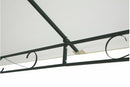 Gazebo da Giardino in Metallo 3x3m Soriani Salinas Ecrù