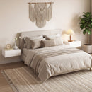 Set di 2 Comodini Sospesi Moderni 40x30x15 cm con Cassetto in Legno Bianco      