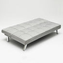 Divano Letto 175x83x74 cm in Tessuto Grigio