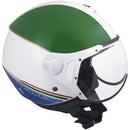 Casco Jet per Scooter Visiera Sagomata CGM Italia 107I Bianco