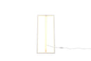 Lampada tavolo da Interno a led in Metallo Bianco Opaco