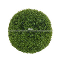 Set di 2 Piante Finte di Bosso da Ø40 cm per Interno ed Esterno in PE Verde      
