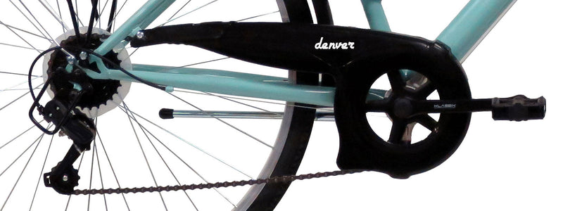 Bicicletta da Trekking Donna 28” 6V in Acciaio Manhattan Verde
