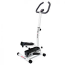 Stepper Idraulico Laterale 100Kg Max con Manubrio Everfit Step Twist