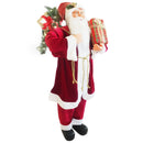 Pupazzo Babbo Natale con H110 cm con Luci e Suoni Rosso