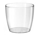 Vaso da Interno e Esterno Ø15x14 cm in Plastica Madeira 16 Trasparente