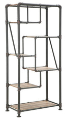 Libreria Manhattan Big 93x47x190 cm MDF e in Ferro