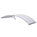 Pensilina Tettoia ad Arco in Policarbonato Compatto Satinato Opalino Varie Misure