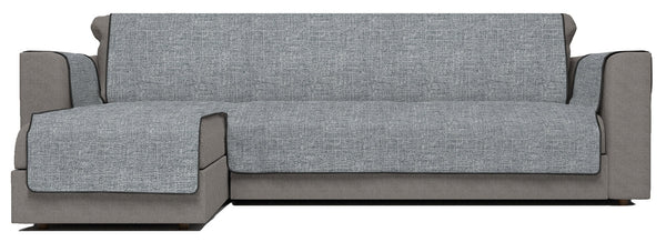 online Sofabezug mit linker Halbinsel aus dunkelgrauem Polyester und Baumwolle, verschiedene Größen