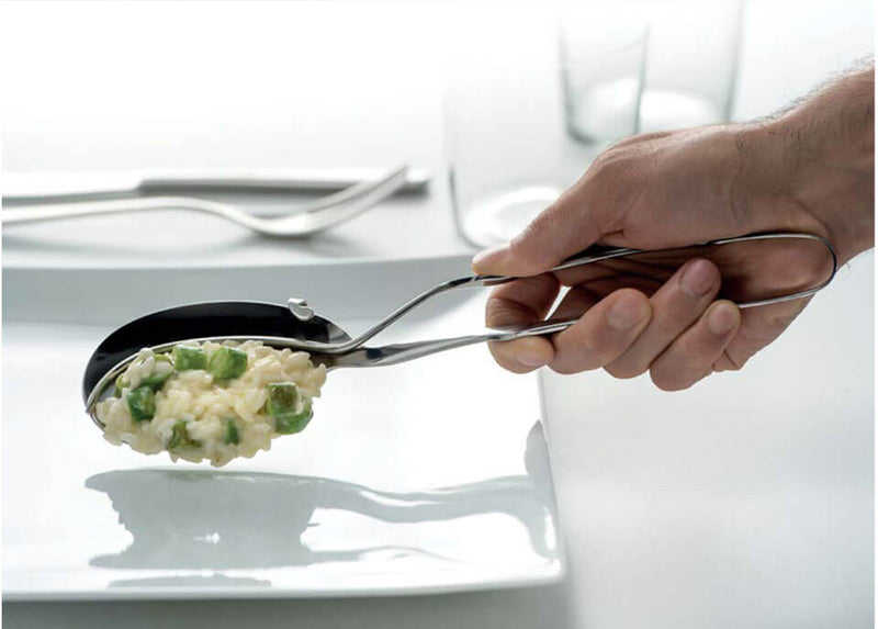 Cucchiaio con Braccio Mobile in Acciaio Eme Tergicucchiaio Sabbiato