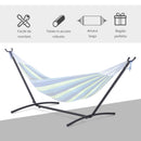 Supporto Struttura Portante per Amaca Regolabile Max 150Kg Nero 280x120x110 cm 