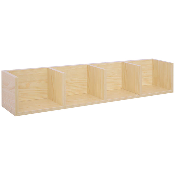 sconto Regal Bücherregal CD-Halter aus Holz 95x17x16,5 cm