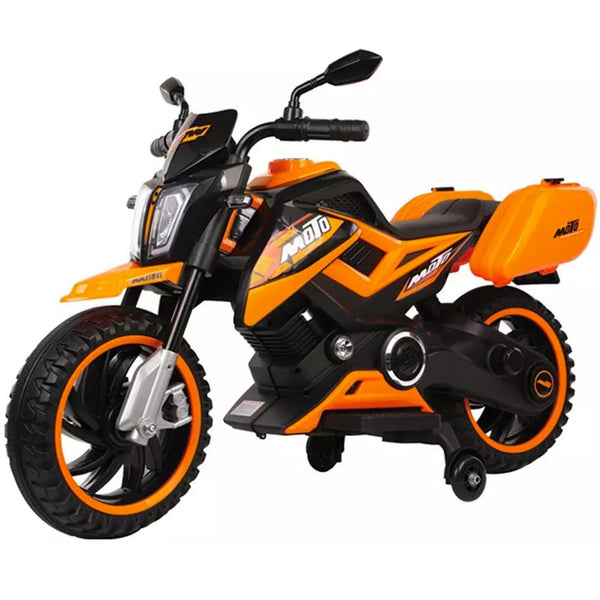 Elektromotorrad für Kinder 12V Motocross Enduro Orange sconto