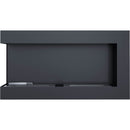 Camino a Bioetanolo da Incasso 90x48 cm Flig Tampa Nero Angolo a Sinistra