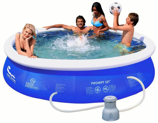 Runder freistehender aufblasbarer oberirdischer Pool 360 x 76 cm Jilong Blue sconto