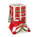 Casetta resina rosso cm 12x11xh20,5