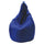 Bequemer Sitzsack aus Fadi Blue Nylon